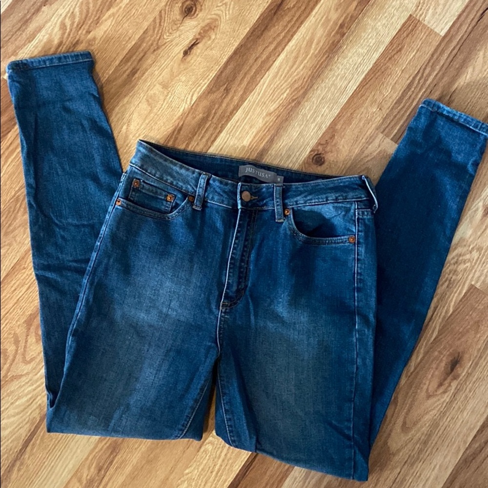 Like New! Just USA High Waisted Skinny Jeans ✨